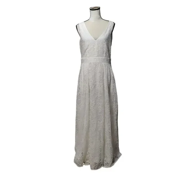 H&M | Dresses | Hm Womens Sz 4 Ivory Lace Maxi Wedding Dress V Neck Cut Out Back Pockets | Poshmark H&M | Dresses | Hm Womens Sz 4 Ivory Lace Maxi Wedding Dress V Neck Cut Out Back Pockets | Poshmark